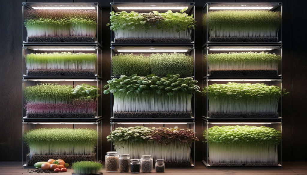 growing microgreens